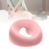 Maxbell Face Down Pillow with Washable Cover Massage Pillow for Home Relaxation Rest Pink