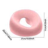 Maxbell Face Down Pillow with Washable Cover Massage Pillow for Home Relaxation Rest Pink