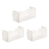 Maxbell Under Desk Storage Basket Simple Organizer Bin for Dining Room Handbag Books Large