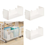 Maxbell Under Desk Storage Basket Simple Organizer Bin for Dining Room Handbag Books Large