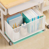 Maxbell Under Desk Storage Basket Simple Organizer Bin for Dining Room Handbag Books Large