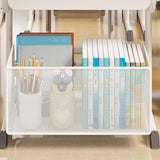 Maxbell Under Desk Storage Basket Simple Organizer Bin for Dining Room Handbag Books Large