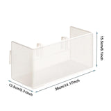 Maxbell Under Desk Storage Basket Simple Organizer Bin for Dining Room Handbag Books Medium