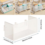 Maxbell Under Desk Storage Basket Simple Organizer Bin for Dining Room Handbag Books Medium