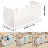 Maxbell Under Desk Storage Basket Simple Organizer Bin for Dining Room Handbag Books Medium