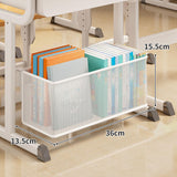 Maxbell Under Desk Storage Basket Simple Organizer Bin for Dining Room Handbag Books Medium