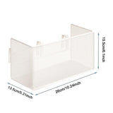 Maxbell Under Desk Storage Basket Simple Organizer Bin for Dining Room Handbag Books Small