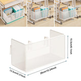 Maxbell Under Desk Storage Basket Simple Organizer Bin for Dining Room Handbag Books Small