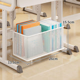 Maxbell Under Desk Storage Basket Simple Organizer Bin for Dining Room Handbag Books Small