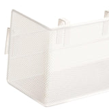 Maxbell Under Desk Storage Basket Simple Organizer Bin for Dining Room Handbag Books Small