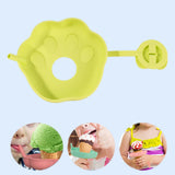 Maxbell Children's Silicone Popsicle Holder Ice Cream Holder for Home Party Birthday Yellow