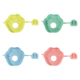 Maxbell Children's Silicone Popsicle Holder Ice Cream Holder for Home Party Birthday Yellow