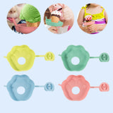 Maxbell Children's Silicone Popsicle Holder Ice Cream Holder for Home Party Birthday Yellow