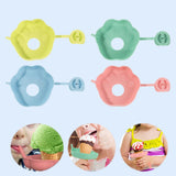 Maxbell Children's Silicone Popsicle Holder Ice Cream Holder for Home Party Birthday Yellow