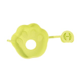 Maxbell Children's Silicone Popsicle Holder Ice Cream Holder for Home Party Birthday Yellow