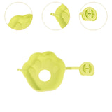 Maxbell Children's Silicone Popsicle Holder Ice Cream Holder for Home Party Birthday Yellow
