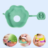 Maxbell Children's Silicone Popsicle Holder Ice Cream Holder for Home Party Birthday Green