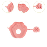 Maxbell Children's Silicone Popsicle Holder Ice Cream Holder for Home Party Birthday Pink