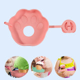 Maxbell Children's Silicone Popsicle Holder Ice Cream Holder for Home Party Birthday Pink