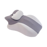 Maxbell Prone Pillow Headrest Memory Foam Wedge for Reading Back Neck Abdomen Adults Dark Gray