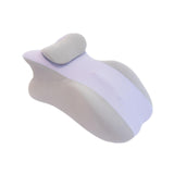 Maxbell Prone Pillow Headrest Memory Foam Wedge for Reading Back Neck Abdomen Adults Light Gray