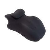 Maxbell Prone Pillow Headrest Memory Foam Wedge for Reading Back Neck Abdomen Adults Black