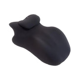Maxbell Prone Pillow Headrest Memory Foam Wedge for Reading Back Neck Abdomen Adults Black