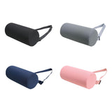 Maxbell Waist Roll Pillow Waist Support Pillow for Home Office Chair Reading Chair Black