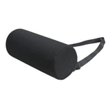 Maxbell Waist Roll Pillow Waist Support Pillow for Home Office Chair Reading Chair Black