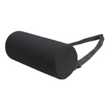 Maxbell Waist Roll Pillow Waist Support Pillow for Home Office Chair Reading Chair Black