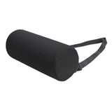 Maxbell Waist Roll Pillow Waist Support Pillow for Home Office Chair Reading Chair Black