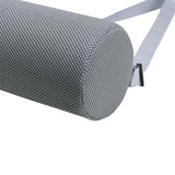 Maxbell Waist Roll Pillow Waist Support Pillow for Home Office Chair Reading Chair Dark Gray
