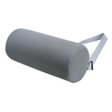 Maxbell Waist Roll Pillow Waist Support Pillow for Home Office Chair Reading Chair Dark Gray