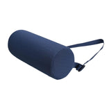 Maxbell Waist Roll Pillow Waist Support Pillow for Home Office Chair Reading Chair Dark Blue