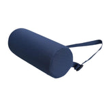 Maxbell Waist Roll Pillow Waist Support Pillow for Home Office Chair Reading Chair Dark Blue