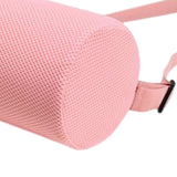 Maxbell Waist Roll Pillow Waist Support Pillow for Home Office Chair Reading Chair Light Pink