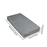 Maxbell Under Desk Treadmill Cover Folding for Indoor Outdoor Fitness Equipment Home Grey