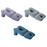 Maxbell Face Down Pillow Soft Multifunctional Neck Support for Abdomen Sleeping Home Purple