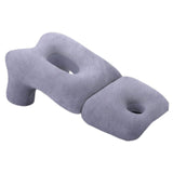 Maxbell Face Down Pillow Soft Multifunctional Neck Support for Abdomen Sleeping Home Purple