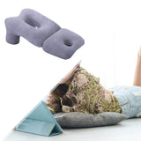 Maxbell Face Down Pillow Soft Multifunctional Neck Support for Abdomen Sleeping Home Purple