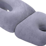 Maxbell Face Down Pillow Soft Multifunctional Neck Support for Abdomen Sleeping Home Purple