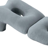 Maxbell Face Down Pillow Soft Multifunctional Neck Support for Abdomen Sleeping Home Gray
