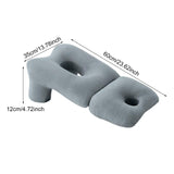 Maxbell Face Down Pillow Soft Multifunctional Neck Support for Abdomen Sleeping Home Gray