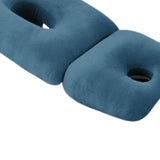 Maxbell Face Down Pillow Soft Multifunctional Neck Support for Abdomen Sleeping Home Blue