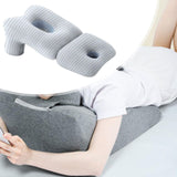 Maxbell Face Down Pillow Soft Versatile Breathable for Abdomen Home Sleeping Light Blue