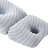 Maxbell Face Down Pillow Soft Versatile Breathable for Abdomen Home Sleeping Light Blue