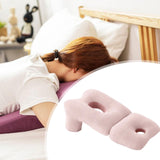 Maxbell Face Down Pillow Soft Versatile Breathable for Abdomen Home Sleeping Pink Stripe