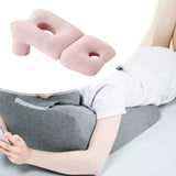 Maxbell Face Down Pillow Soft Versatile Breathable for Abdomen Home Sleeping Pink Stripe