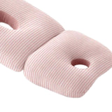 Maxbell Face Down Pillow Soft Versatile Breathable for Abdomen Home Sleeping Pink Stripe