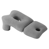 Maxbell Face Down Pillow Soft Versatile Breathable for Abdomen Home Sleeping Grey